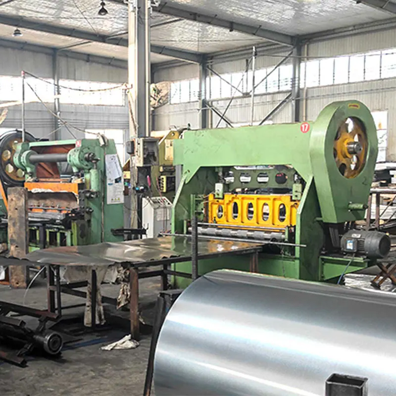 Expanded metal production line